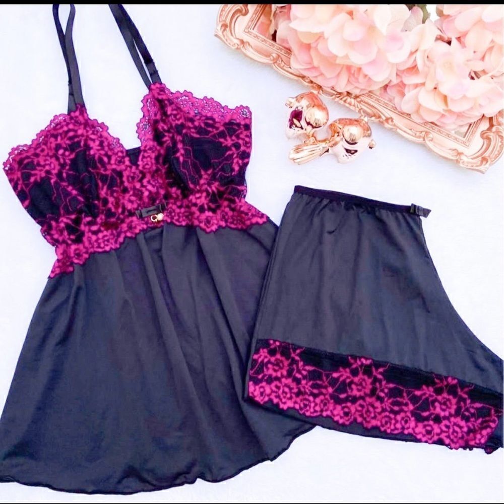 ‎Pretty baby chemise & shorts set  sleepwear